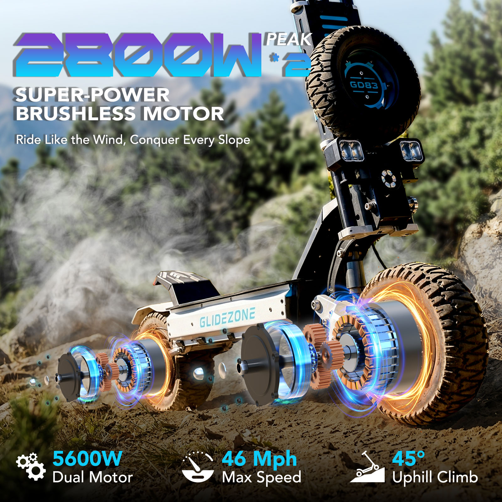 Trottinette électrique tout-te - 60V 5600W Dual Motor Electric Scooter avis et prix