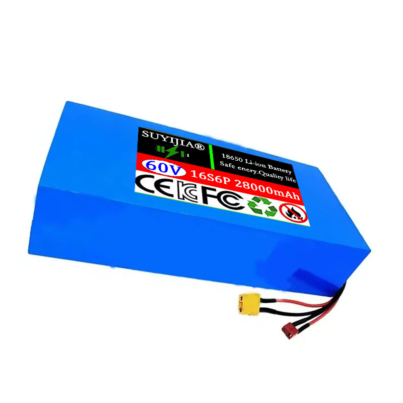 Nouveau 16S6P 60V 28Ah 18650 b - 60V 30Ah Electric Scooter Battery avis et prix
